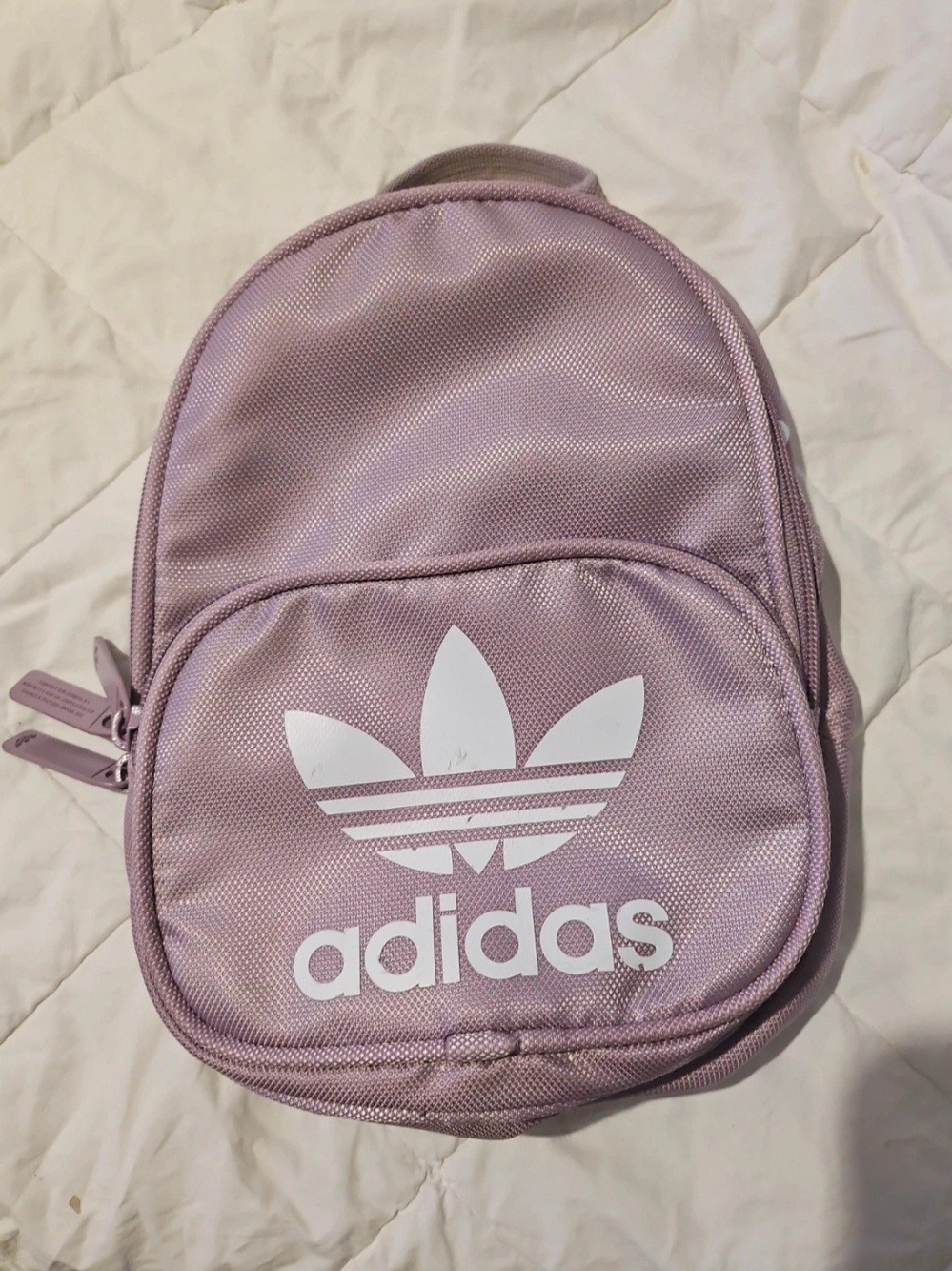 adidas Light Pink Trefoil Mini Backpack